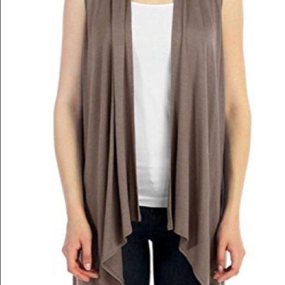 Asymmetrical vest
